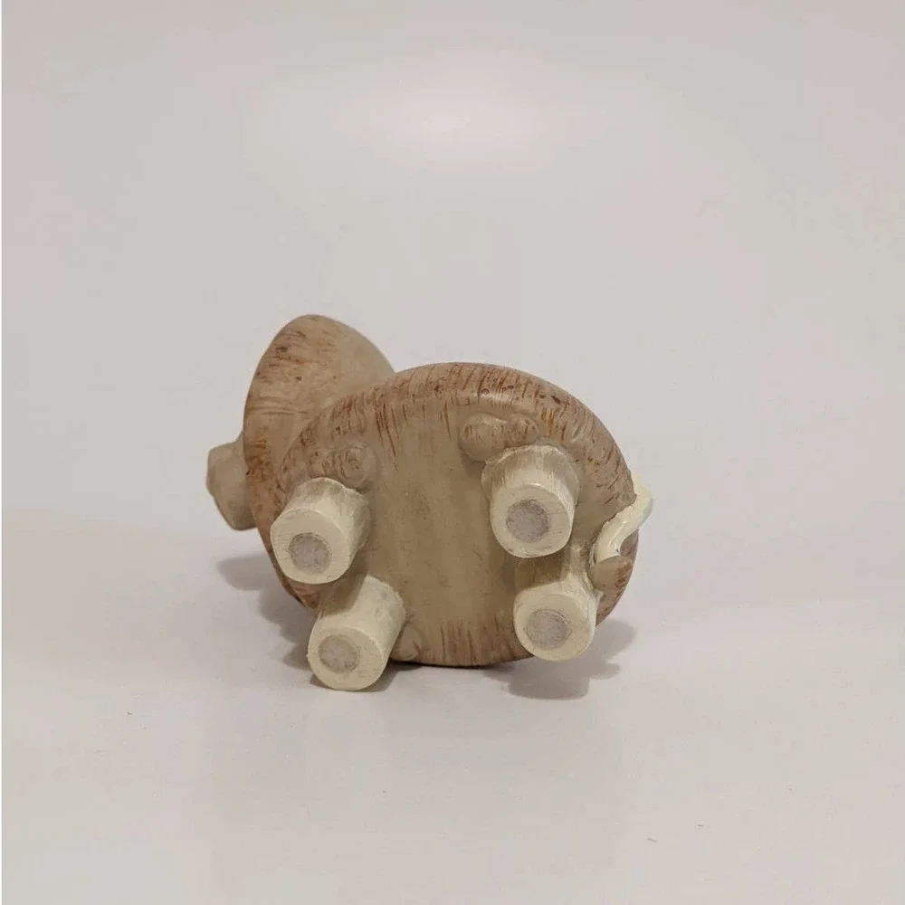 Enesco Home Grown Mushroom Lion Figurine‎ RARE Anthropomorphic Animal No Box